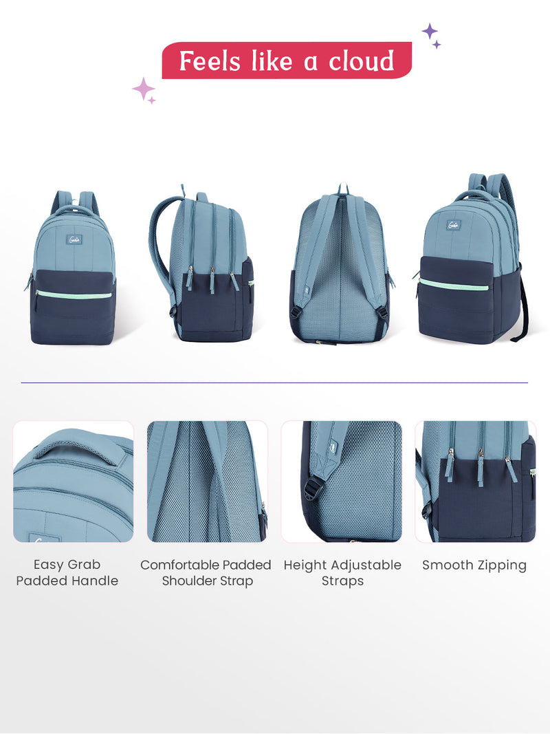 Genie Marshmellow 36L Laptop Backpack Navy Blue — view 5