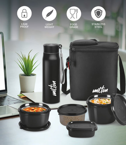 Milton Max Meal Lunchbox Black