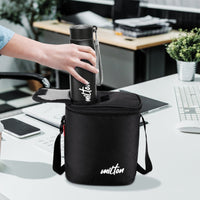Milton Max Meal Lunchbox Black — angle view