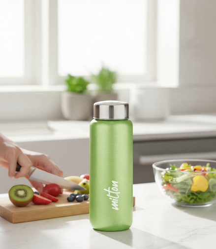 Milton Personalized Aqua Stainless Steel Bottle