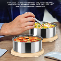 Milton Mini Lunch Prime Insulated Tiffin — angle view