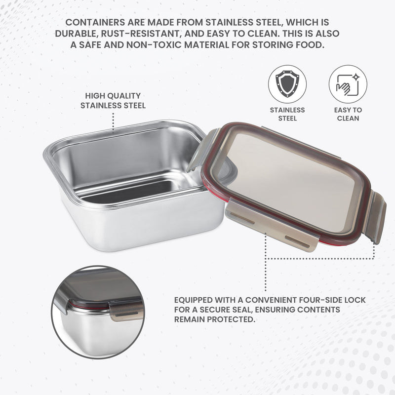 Milton Modulo Stainless Steel Modular Containers