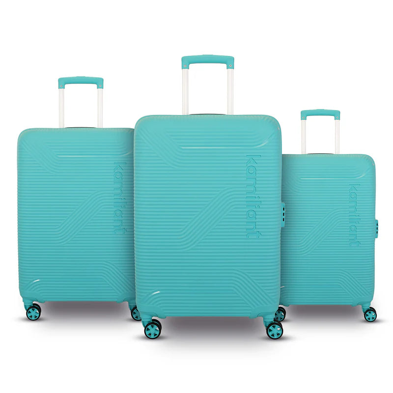 Kamiliant Nexus Aqua Blue Luggage Set