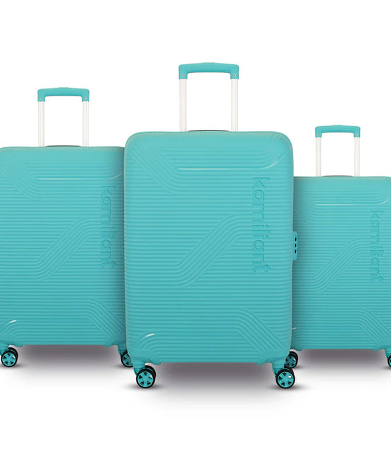 Kamiliant Nexus Aqua Blue Luggage Set
