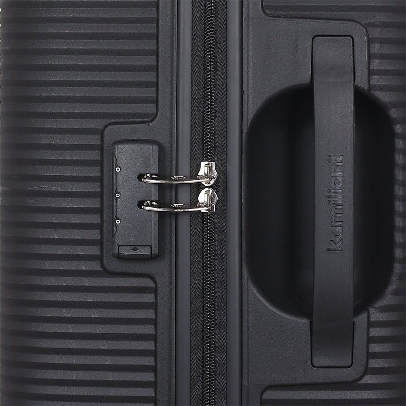 Kamiliant Nexus Black Luggage Set