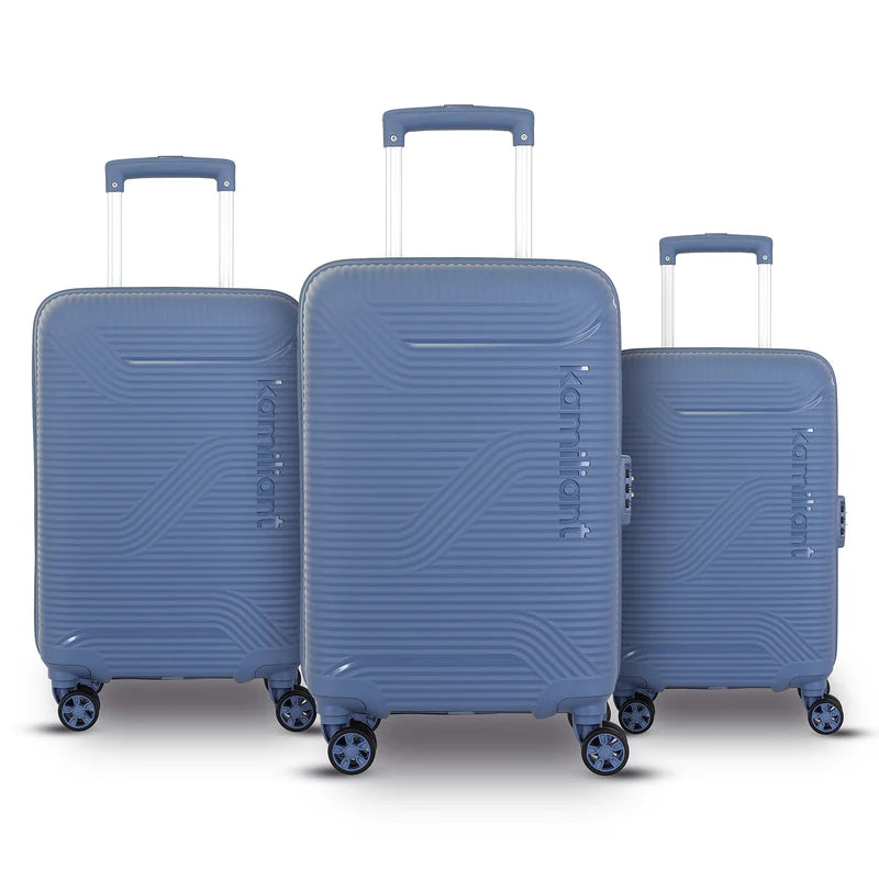 Kamiliant Nexus Blue Fin Luggage Set