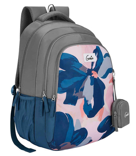 Genie NightFern 36L School Backpack - Blue