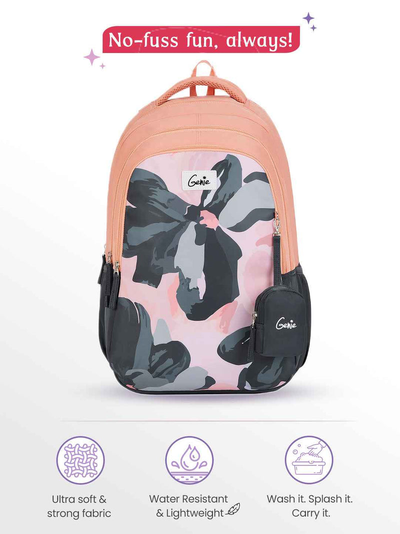 Genie Nightfern 36L School Backpack - Grey