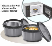 Milton Nutri Lunch Microwave Safe Tiffin Box — back view