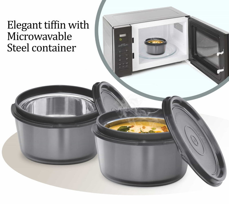 Milton Nutri Lunch Microwave Safe Tiffin Box — back view
