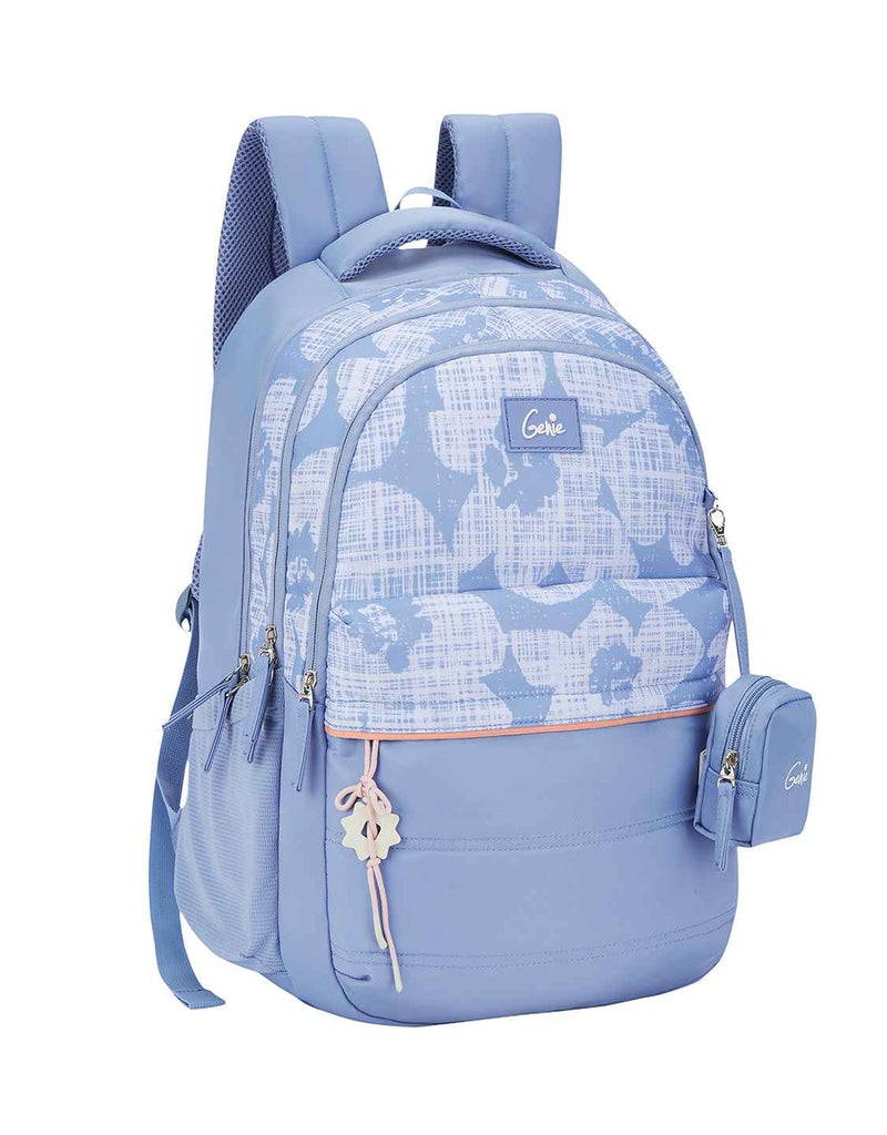 Genie Quilsy 40L Laptop Backpack With Raincover - Blue