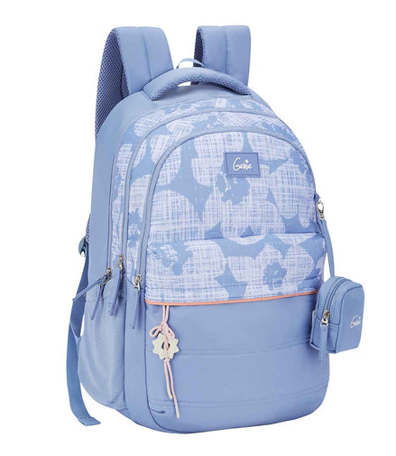 Genie Quilsy 40L Laptop Backpack With Raincover - Blue