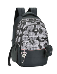 Genie Quilsy 40L Laptop Backpack With Raincover - Dark Grey