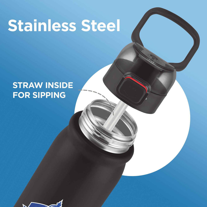 Milton Sports Reva UV Printing Stainless Steel Bottle - Delhi Capitals (DC) - Milton