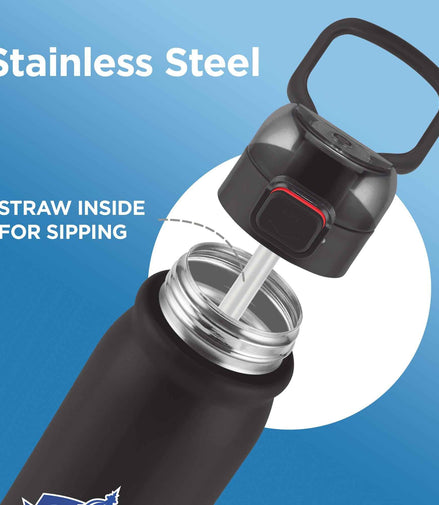 Milton Sports Reva UV Printing Stainless Steel Bottle - Delhi Capitals (DC) - Milton