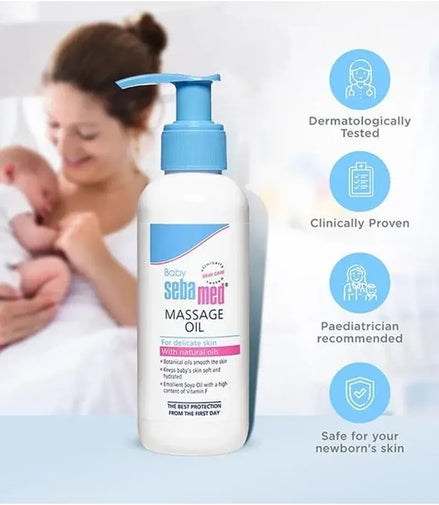 Sebamed Baby Massage Oil 150ml - image 2 of 4 - Baby Care