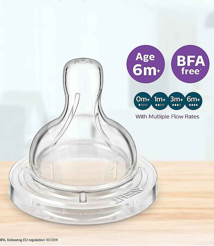 Philips Avent Anti-Colic Bottle Teat 6m+ - SCY764/02
