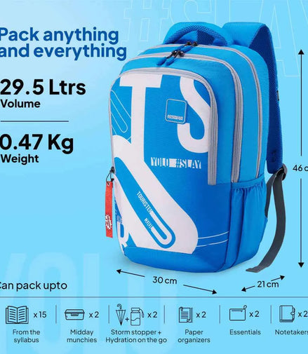 American Tourister Sest 3.0 - Blue (29.5L) - image 3 of 6 - School Backpacks