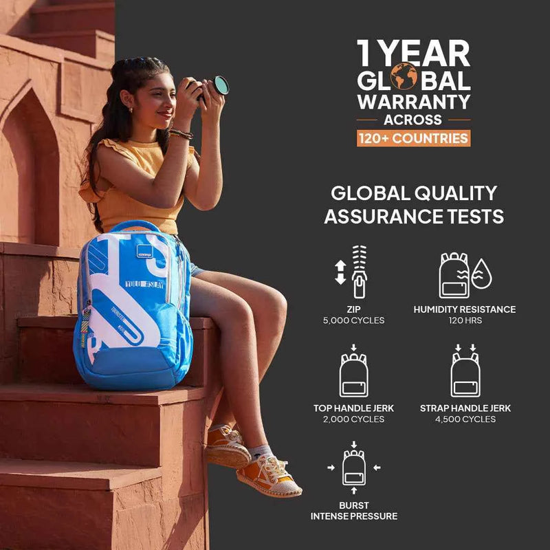 American Tourister Sest 3.0 - Blue (29.5L) - image 2 of 6 - School Backpacks