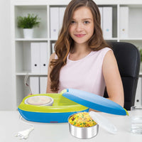 Milton Slimtron Electric Heated Lunch Box 520ml — angle view