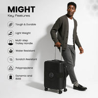 Kamiliant Might Black Trolley Bag - image 3 of 9 - Luggage