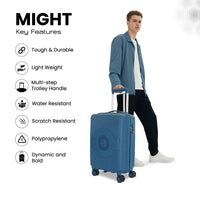 Kamiliant Might Deep Ocean Trolley Bag - image 2 of 9 - Luggage