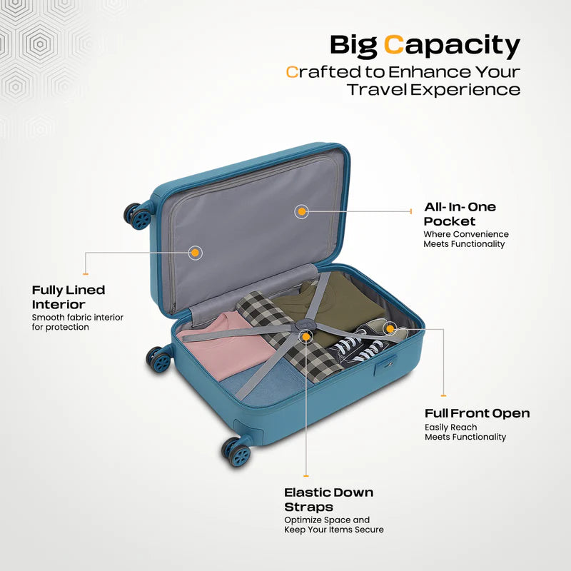 Kamiliant Might Deep Ocean Trolley Bag - image 5 of 9 - Luggage