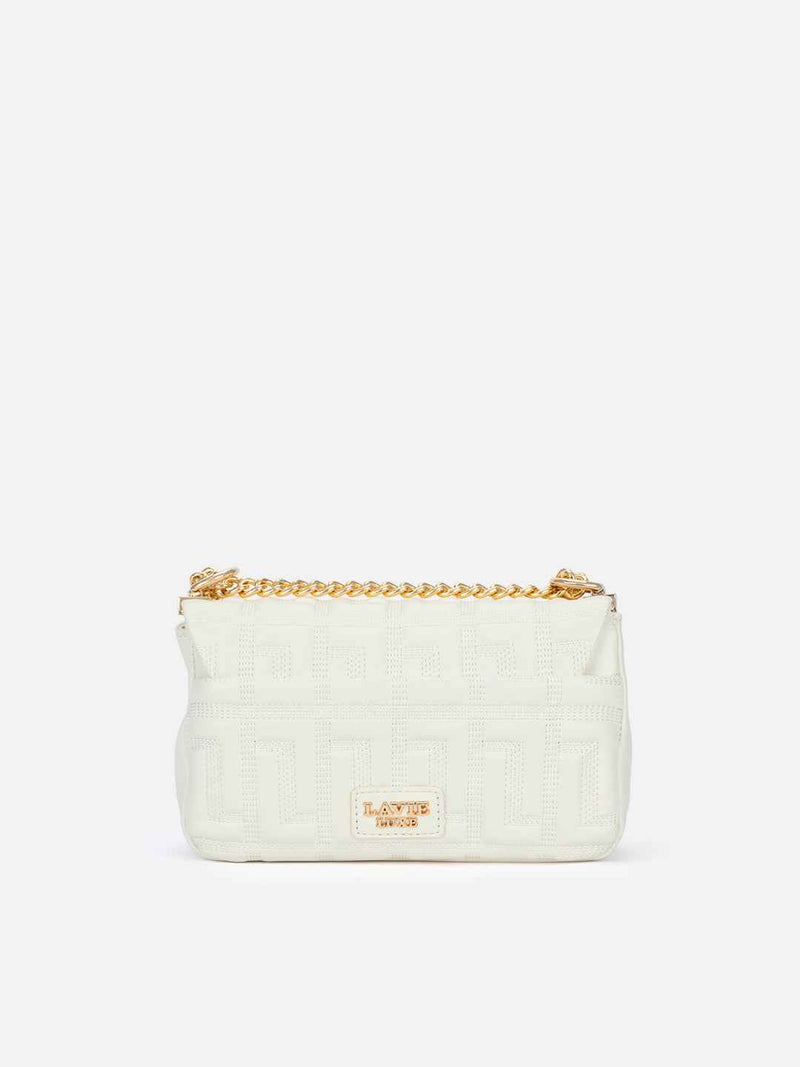 Lavie Luxe Juli25 Small Flap Sling Bag in Ivory