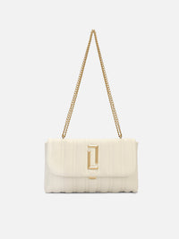 Lavie Luxe Mallow Small Sling Bag in Ivory