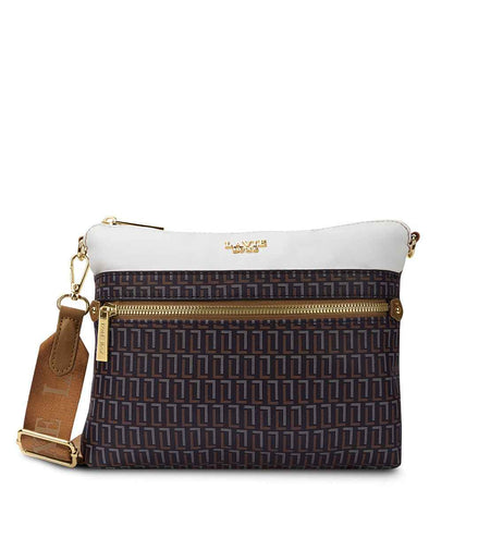 Lavie Luxe Mono Quick25 Top Zip Sling Bag
