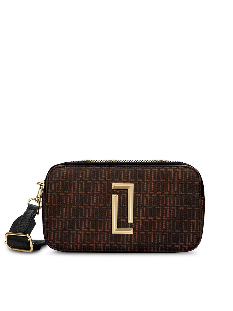 Lavie Luxe Mono Fenny25 Sling Bag in Mono Brown