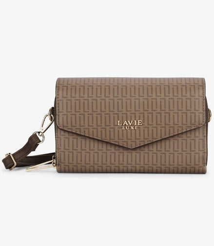 Lavie Luxe Mono Sally25 2 Compartment Medium Sling Bag