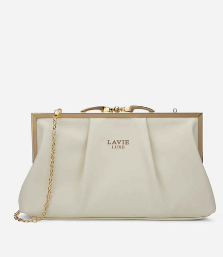Lavie Luxe Pleato 2 Compartment Frame Sling Bag
