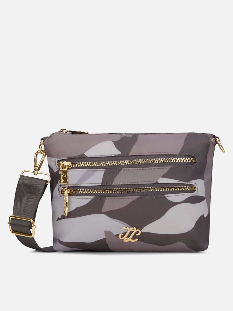 Lavie Signature Capela Platte Sling Bag in Grey
