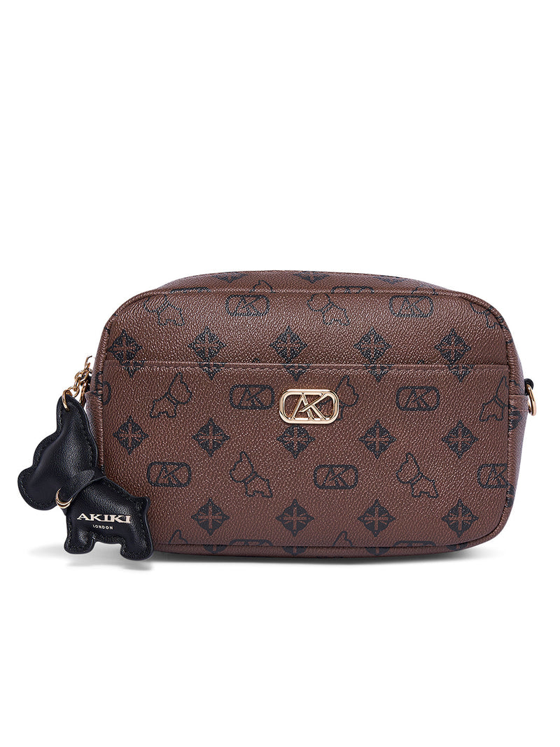 AKIKI London Chiswick 23 Medium Sling Bag - Brown