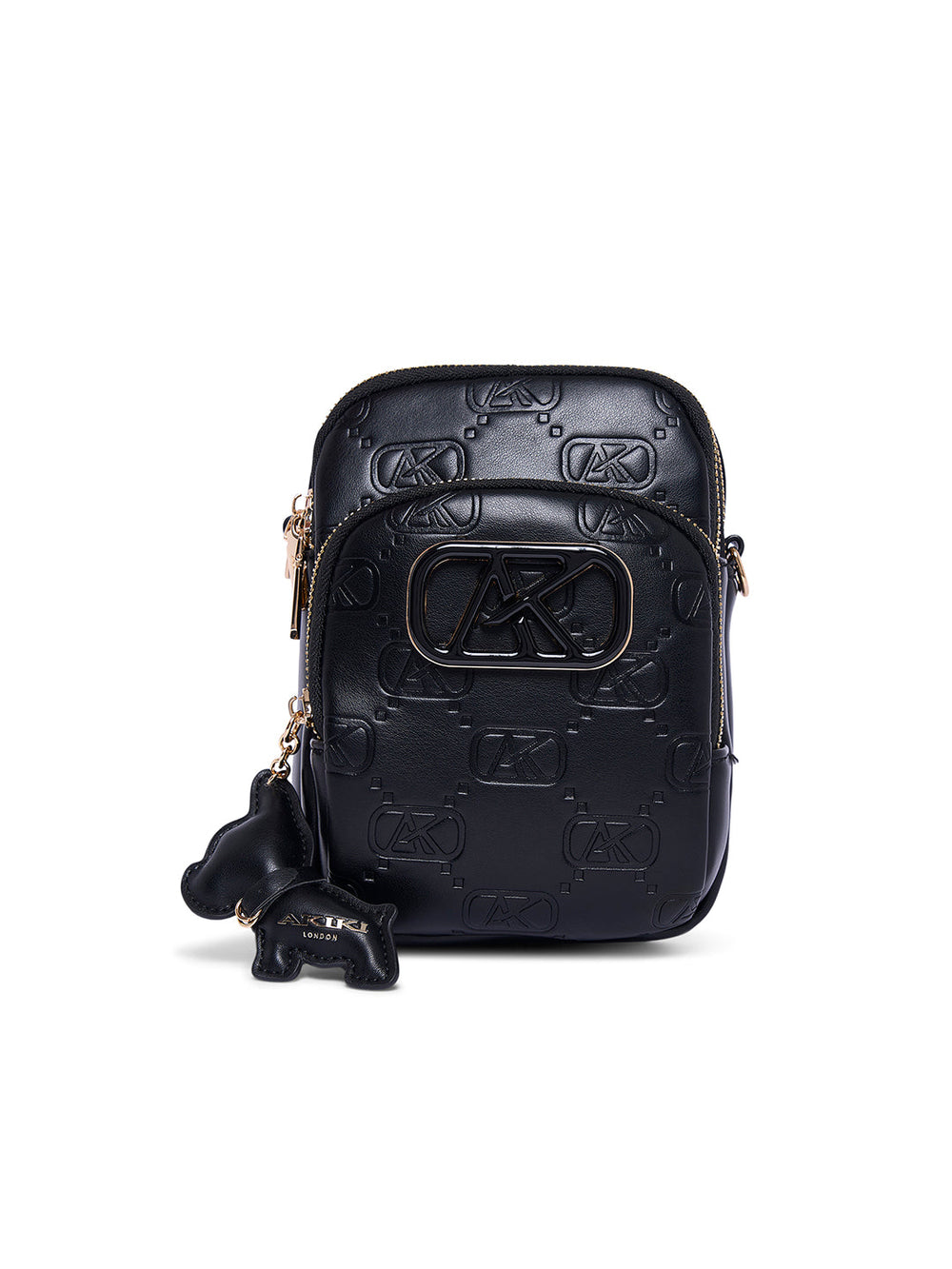AKIKI London Dalston 14 Medium Sling Bag - Black
