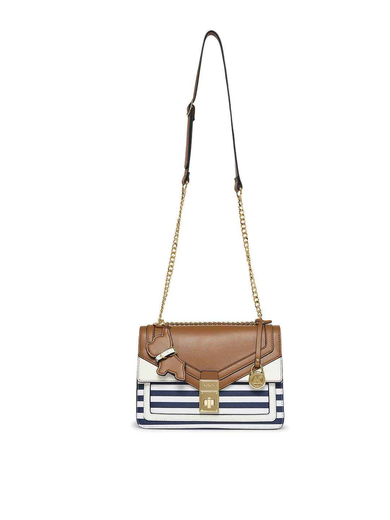 AKIKI London Weldon 26 Flap Small Sling Bag
