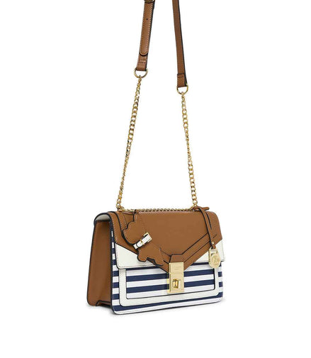 AKIKI London Weldon 26 Flap Small Sling Bag
