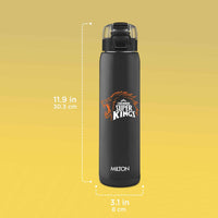 Milton Sports Steel Edge UV Printing Thermoware Bottle With Twin Lid - Chennai Super Kings (CSK) - Milton