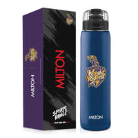 Milton Sports Steel Edge UV Printing Thermoware Bottle With Twin Lid - Kolkata Knight Riders (KKR) - Milton