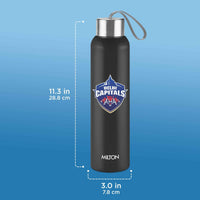 Milton Sports Steel Halo UV Printing Water Bottle - Delhi Capitals (DC) - Milton