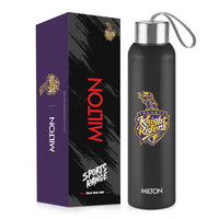 Milton Sports Steel Halo UV Printing Water Bottle - Kolkata Knight Riders (KKR) - Milton