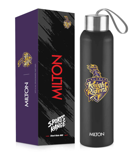 Milton Sports Steel Halo UV Printing Water Bottle - Kolkata Knight Riders (KKR) - Milton