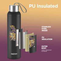 Milton Sports Steel Halo UV Printing Water Bottle - Kolkata Knight Riders (KKR) - Milton