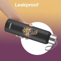Milton Sports Steel Halo UV Printing Water Bottle - Kolkata Knight Riders (KKR) - Milton