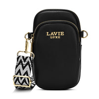 Lavie Luxe Mobile Vertical26 Mobile Sling Bag in Black