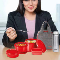 Savor Lunch Stainless Steel Containers (Milton) - image 4 of 11 - Lunch Box Sets