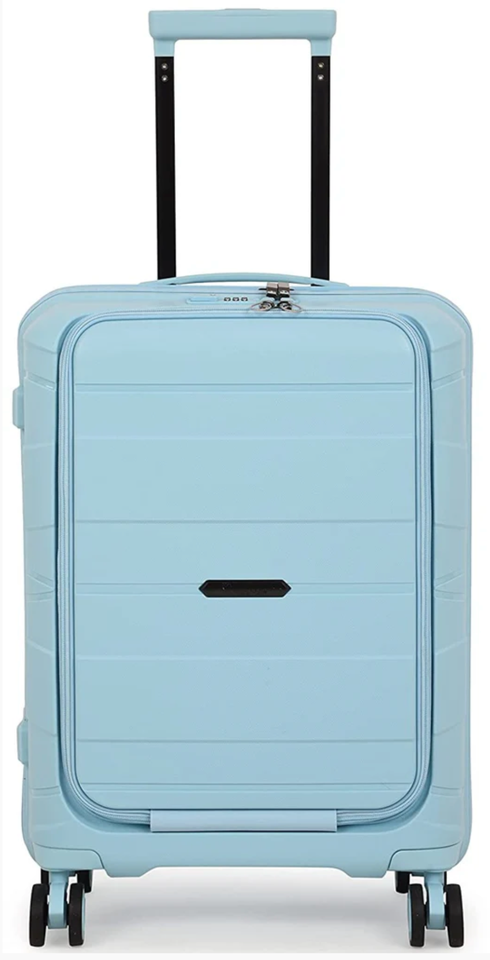 IT Luggage Momentous Trolley Crystal Sky — front view
