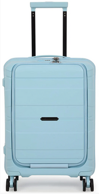 IT Luggage Momentous Trolley Crystal Sky — front view