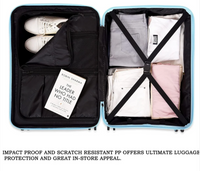 IT Luggage Momentous Trolley Fusion Coral — lock detail